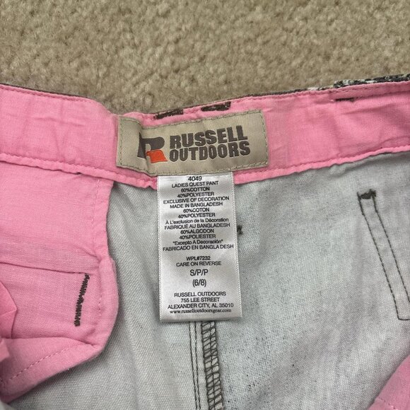 Mossy Oak Ladies Quest Pant Size 6/8 S Breakup Camo Outdoor Gorpcore - Picture 3 of 8